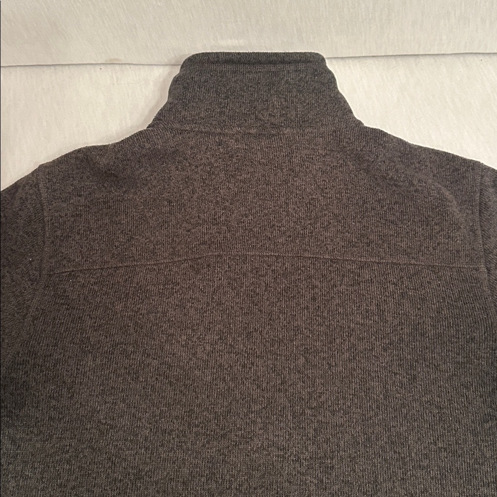 The North Face Charcoal Gordon Lyons Fleece Quarter Zip Jacket Mens Size Medium - Picture 5 of 14